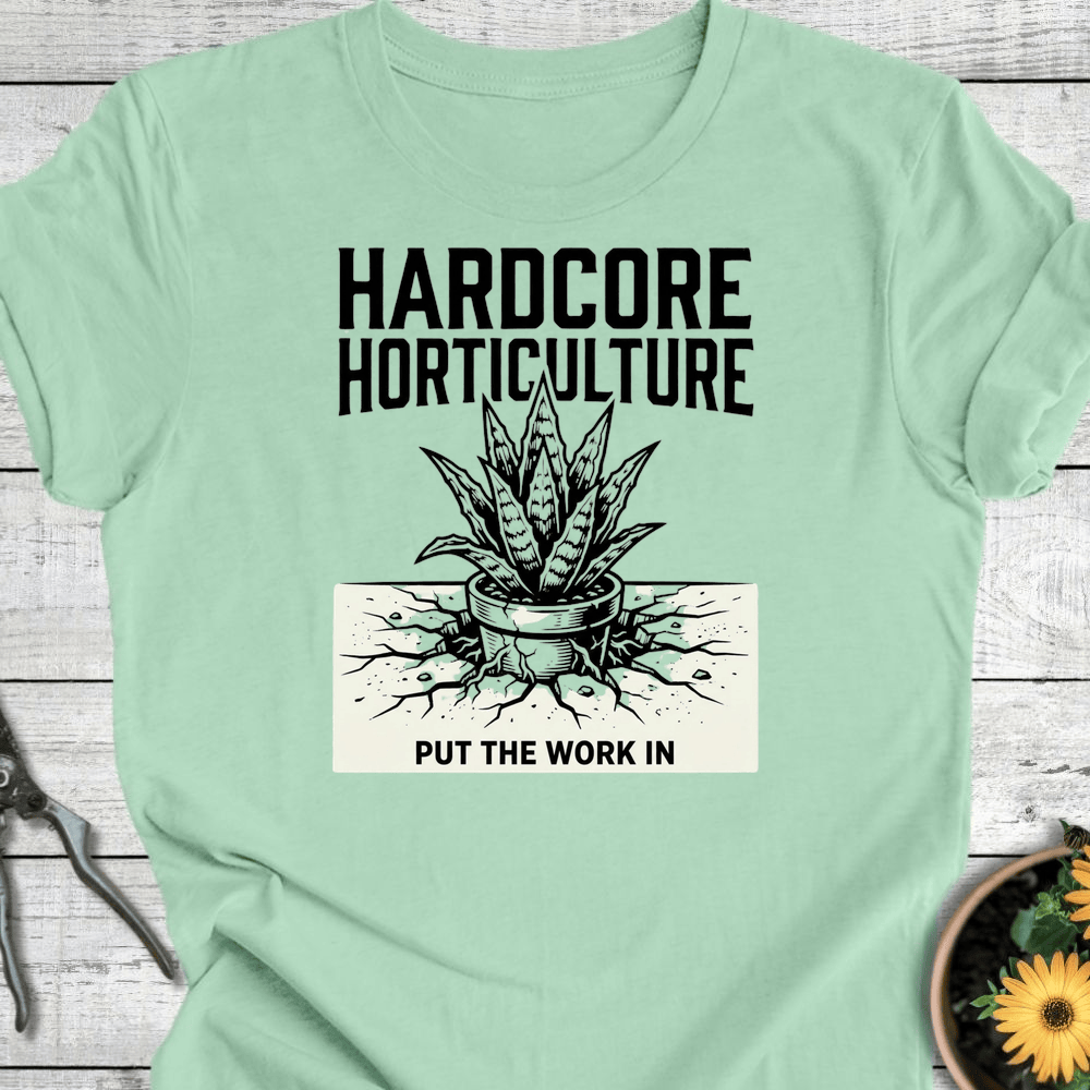 Printify T-Shirt Mint / S Hardcore Horticulture II T-Shirt