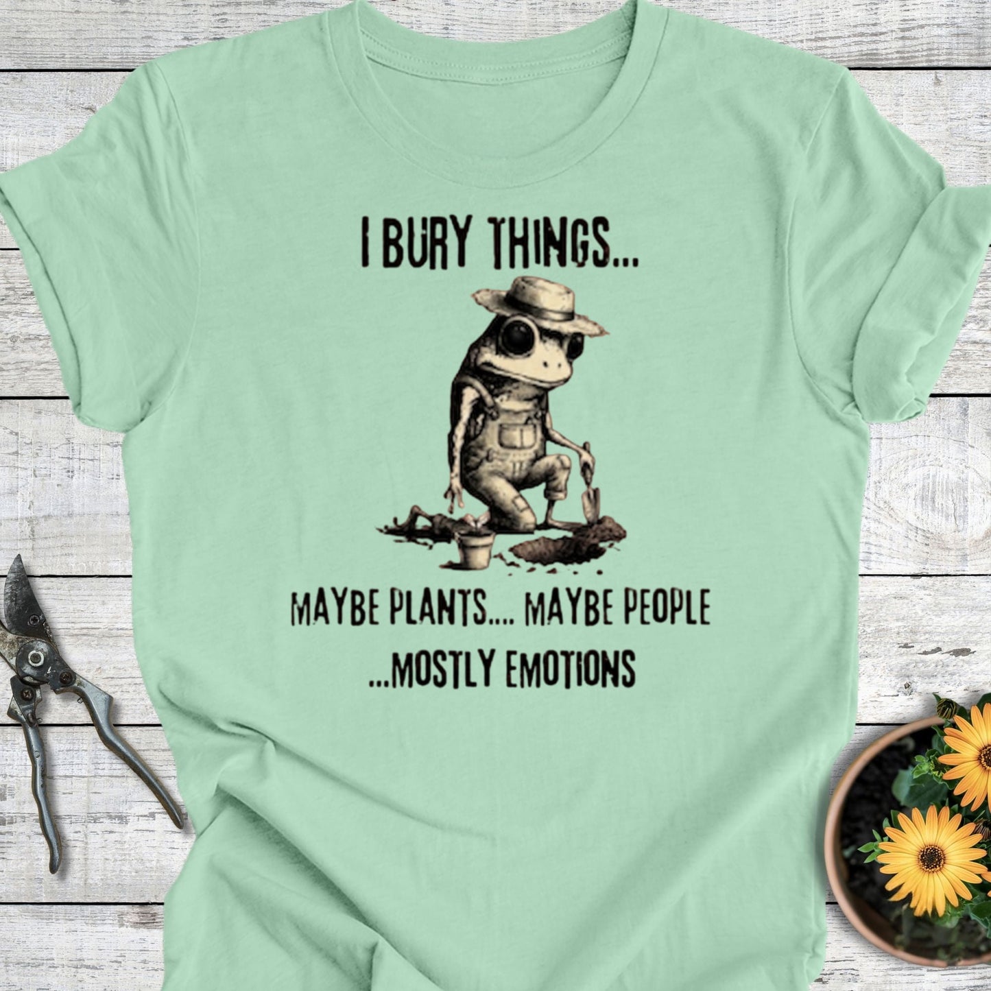 Printify T-Shirt Mint / S I Bury Things III T-Shirt