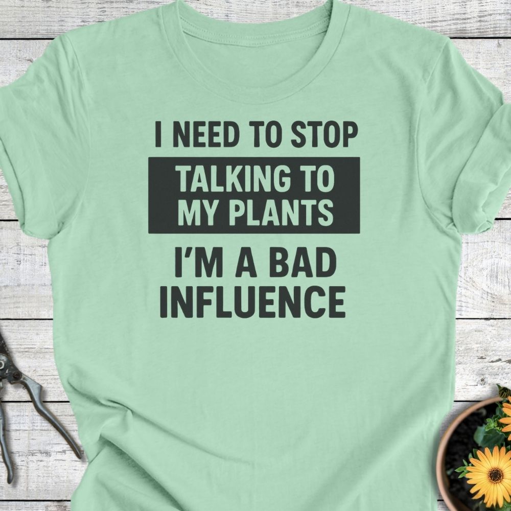 Printify T-Shirt Mint / S I'm a Bad Influence