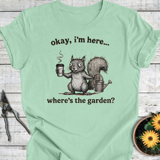 Printify T-Shirt Mint / S I'm Here T-Shirt