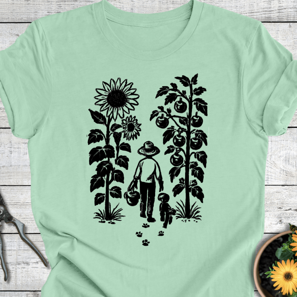 Printify T-Shirt Mint / S Into the Garden...