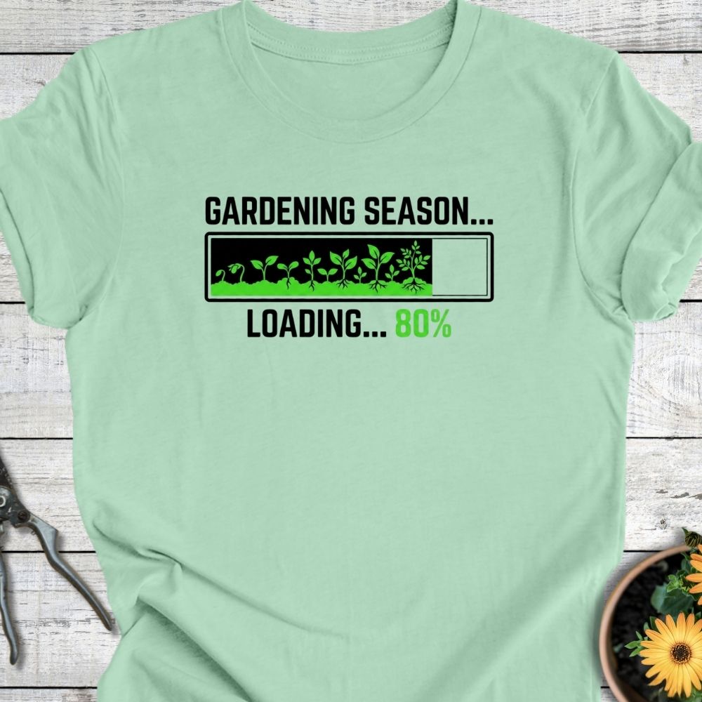 Printify T-Shirt Mint / S Loading Season T-Shirt