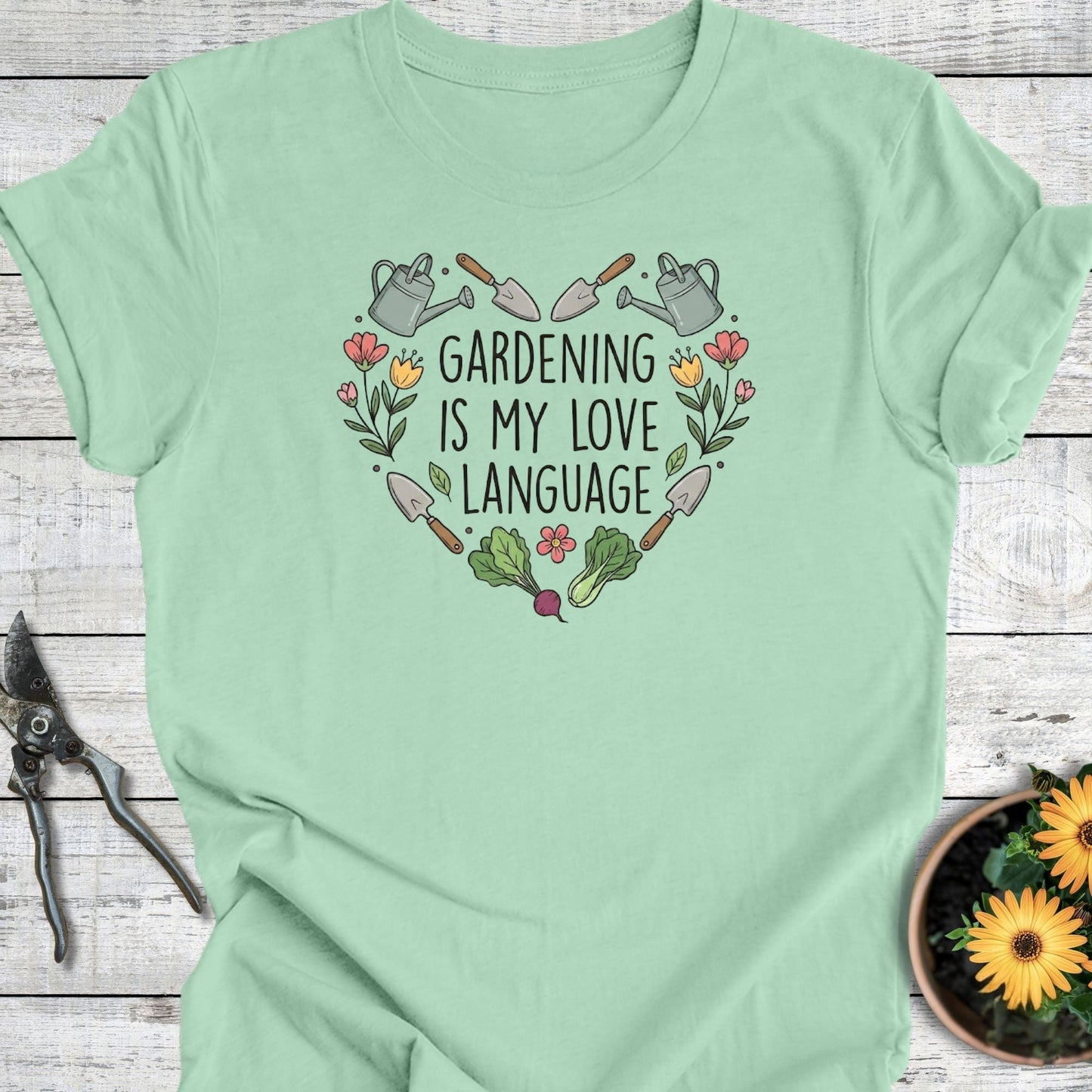 Printify T-Shirt Mint / S Love Language T-Shirt