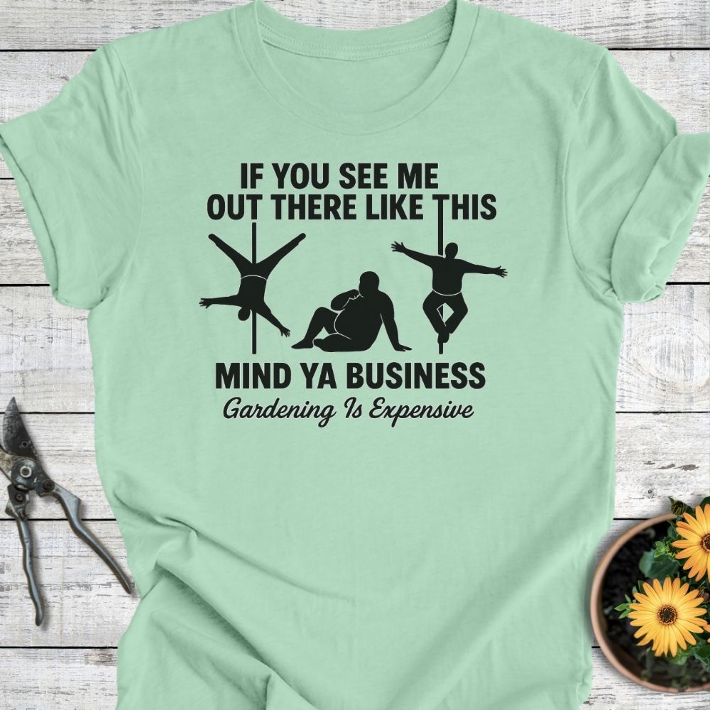 Printify T-Shirt Mint / S Mind Ya Business