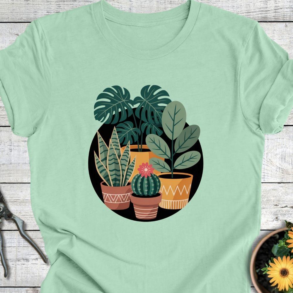 Printify T-Shirt Mint / S Potted Paradise