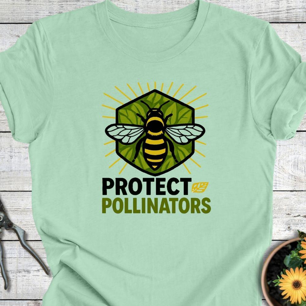 Printify T-Shirt Mint / S Protect the Pollinators