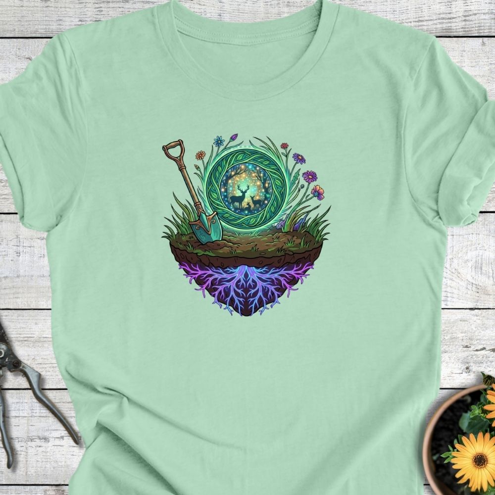 Printify T-Shirt Mint / S The Garden Portal T-Shirt