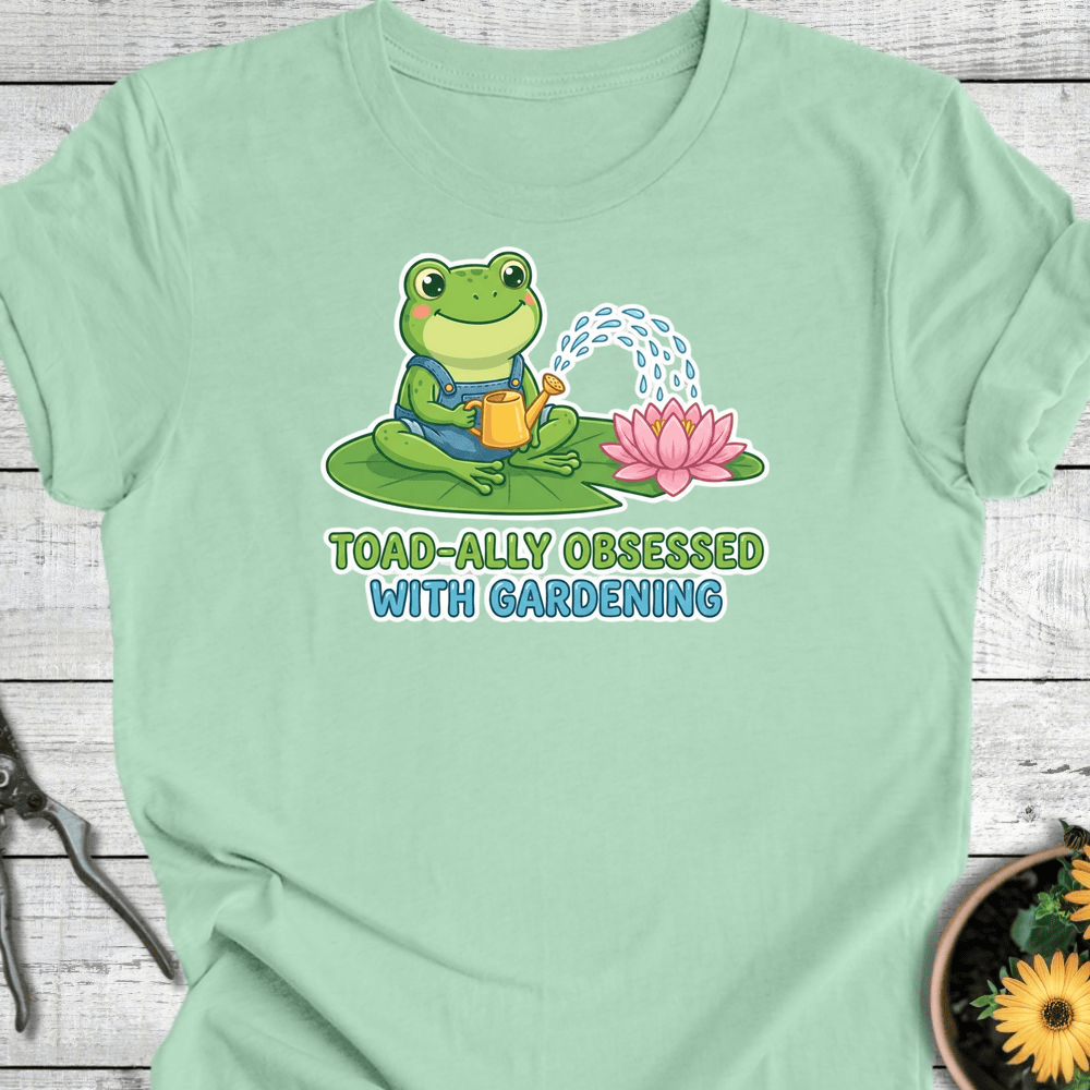 Printify T-Shirt Mint / S Toad-ally Obsessed T-Shirt
