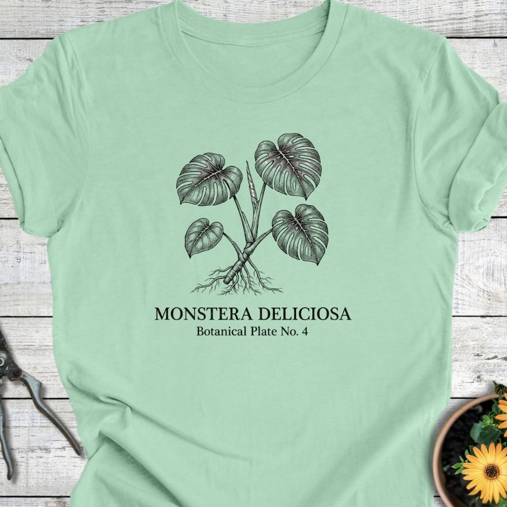 Printify T-Shirt Mint / S Vintage Monstera T-Shirt