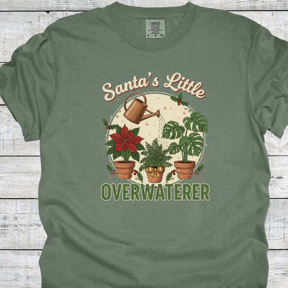 Printify T-Shirt Moss / S Santa's Little Underwaterer T-Shirt