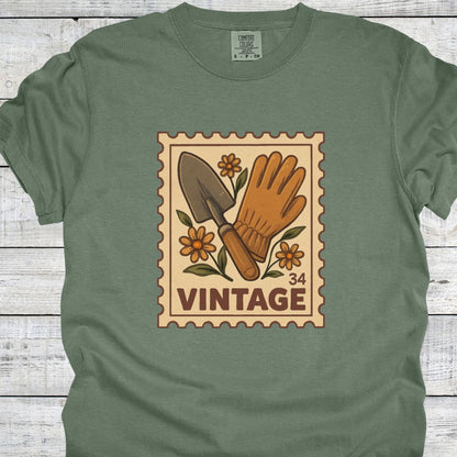 Printify T-Shirt Moss / S Vintage Gardener