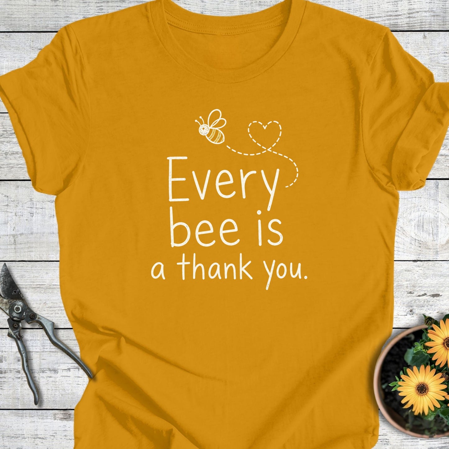 Printify T-Shirt Mustard / S Every Bee T-Shirt
