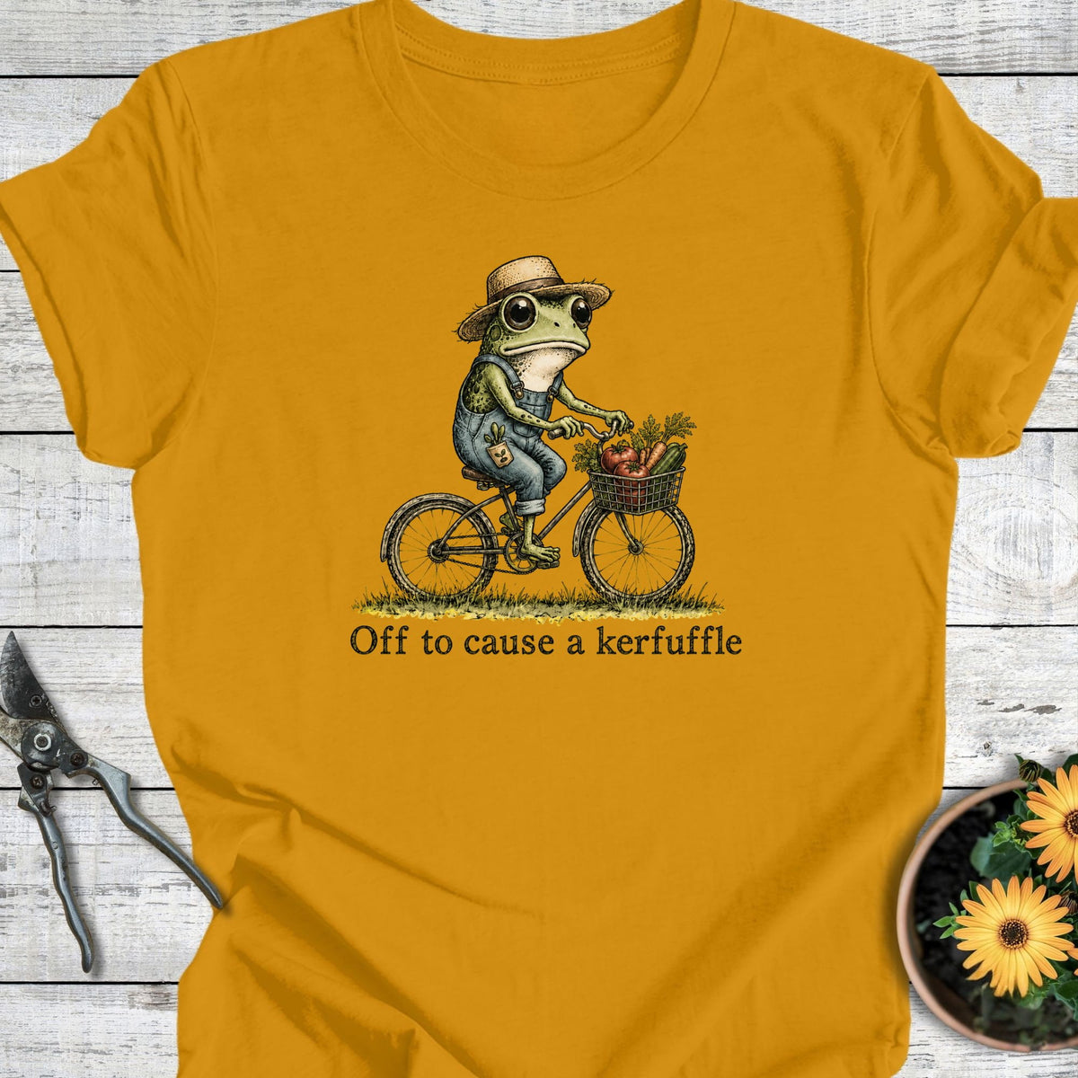 Printify T-Shirt Mustard / S Kerfuffle T-Shirt
