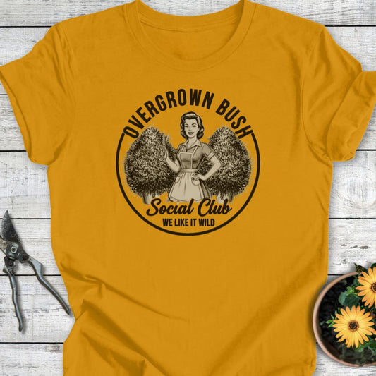 Printify T-Shirt Mustard / S Overgrown Bush Social Club
