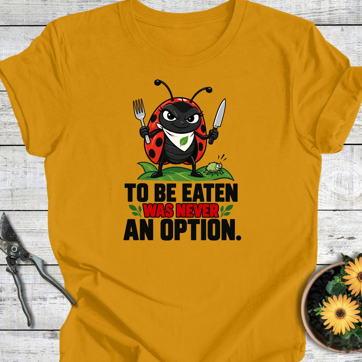 Printify T-Shirt Mustard / S To Be Eaten T-Shirt