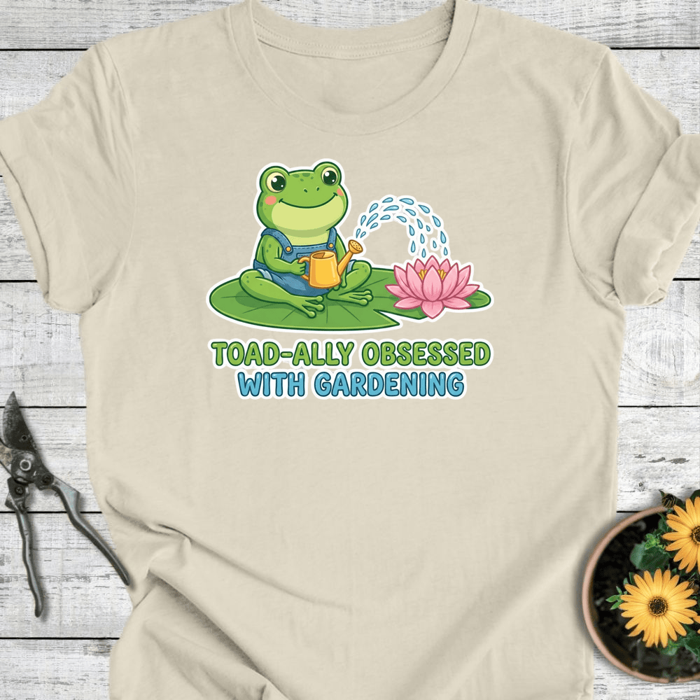 Printify T-Shirt Natural / S Toad-ally Obsessed T-Shirt
