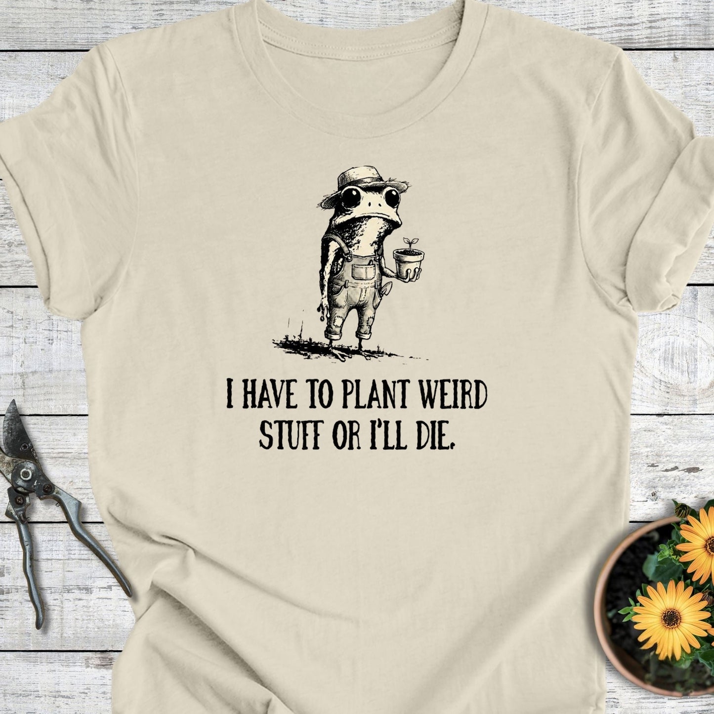 Printify T-Shirt Natural / S Wierd Stuff T-Shirt