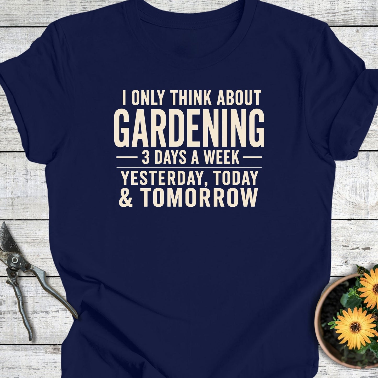 Printify T-Shirt Navy / S 3 Days a Week T-Shirt