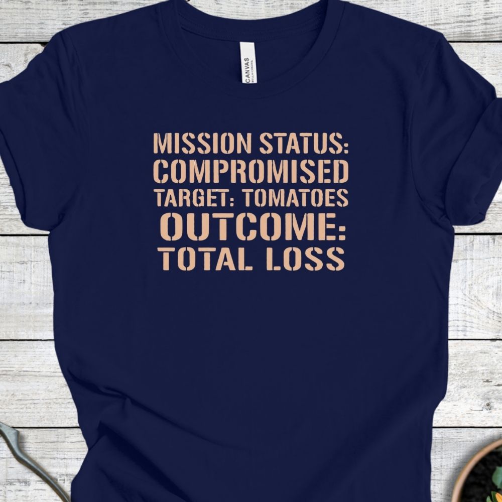Printify T-Shirt Navy / S Compromised T-Shirt