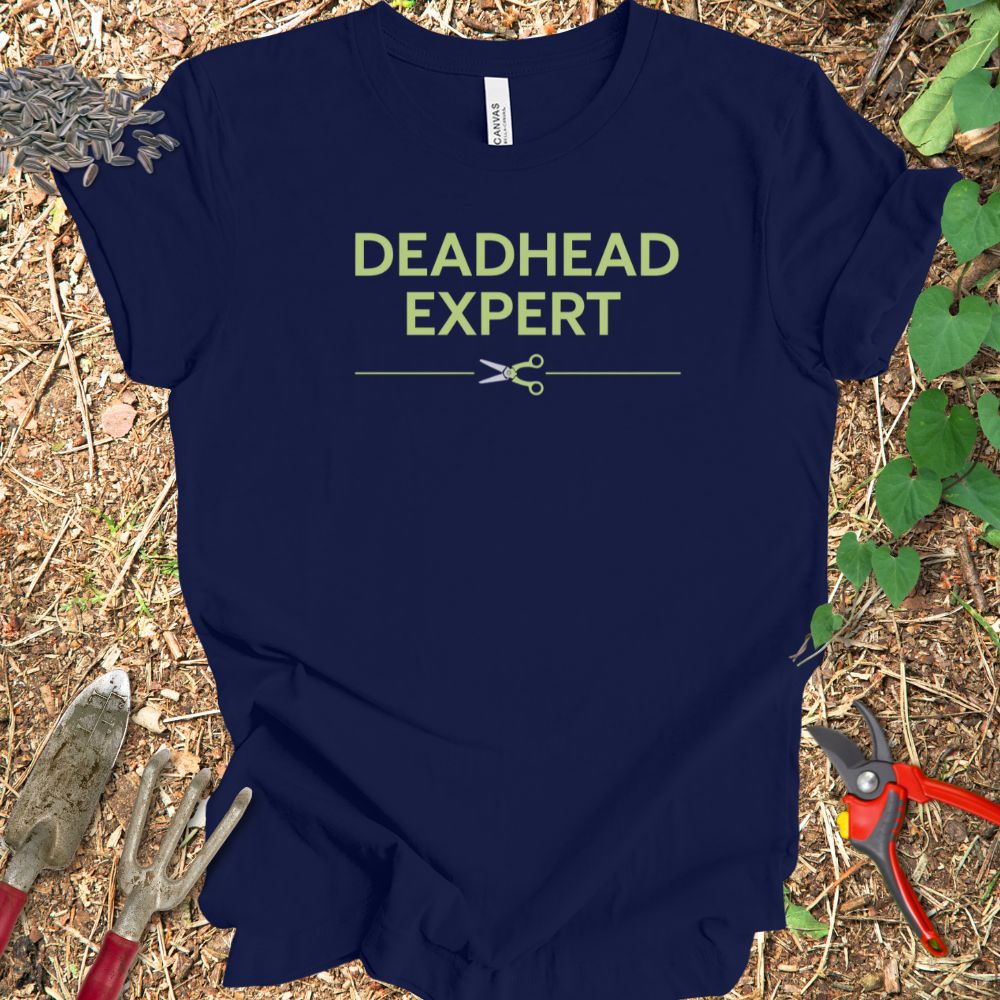 Printify T-Shirt Navy / S Deadhead Expert