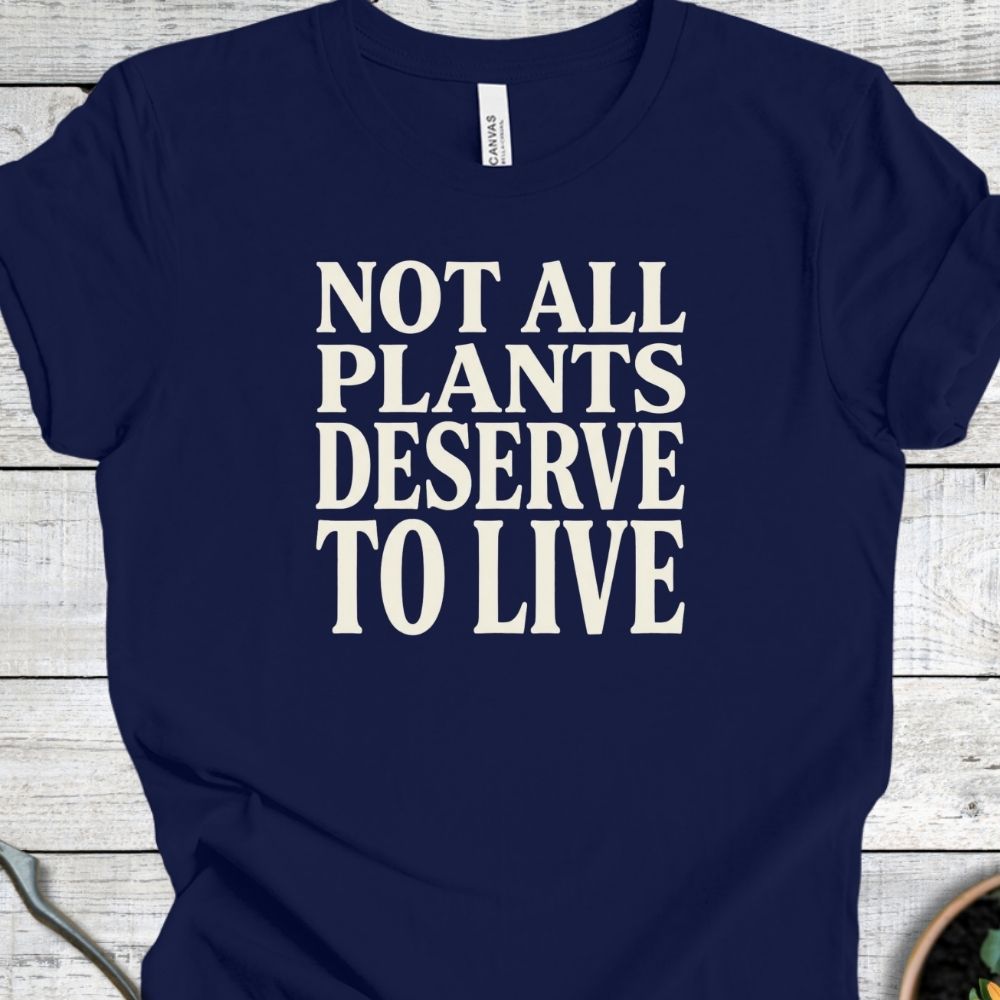 Printify T-Shirt Navy / S Don't Deserve It T-Shirt