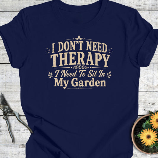 Printify T-Shirt Navy / S Don't Need Therapy T-Shirt