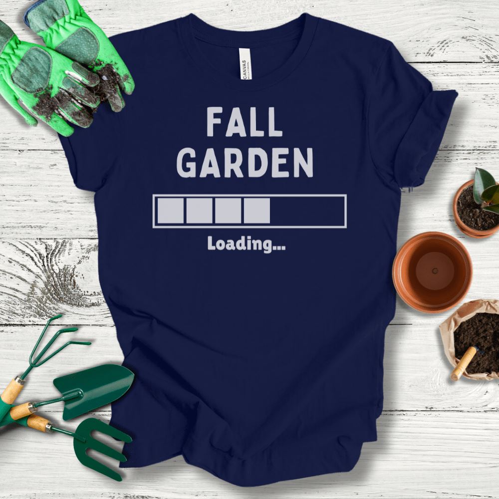 Printify T-Shirt Navy / S Fall Garden