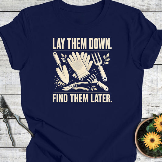 Printify T-Shirt Navy / S Find Later T-Shirt