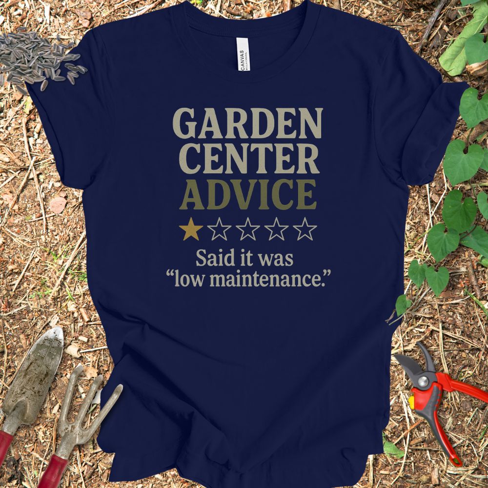 Printify T-Shirt Navy / S Garden Center Advice
