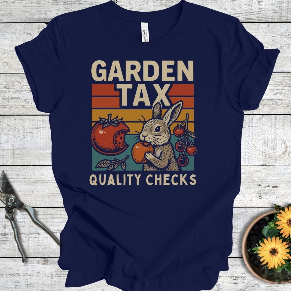 Printify T-Shirt Navy / S Garden Tax