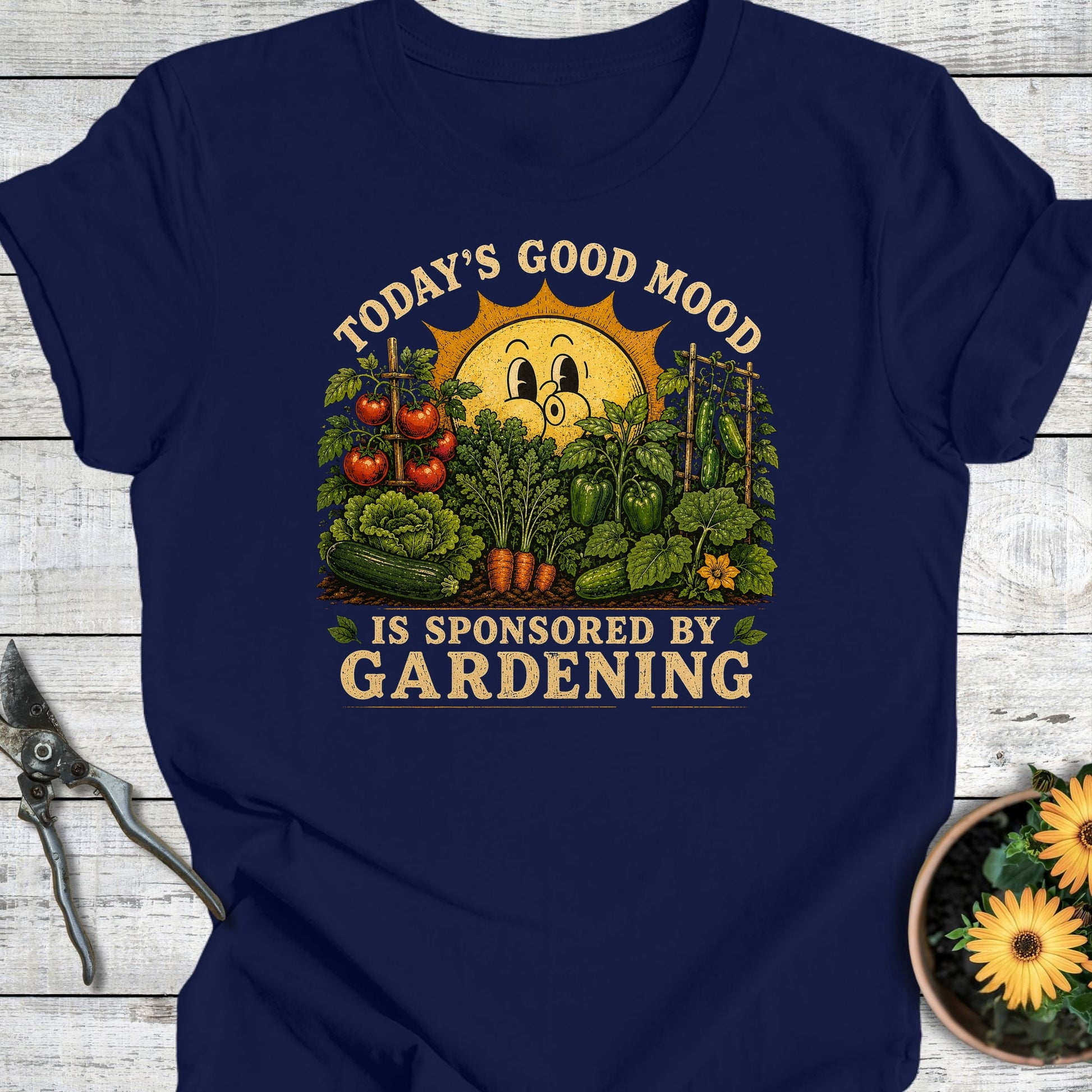 Printify T-Shirt Navy / S Good Mood T-Shirt