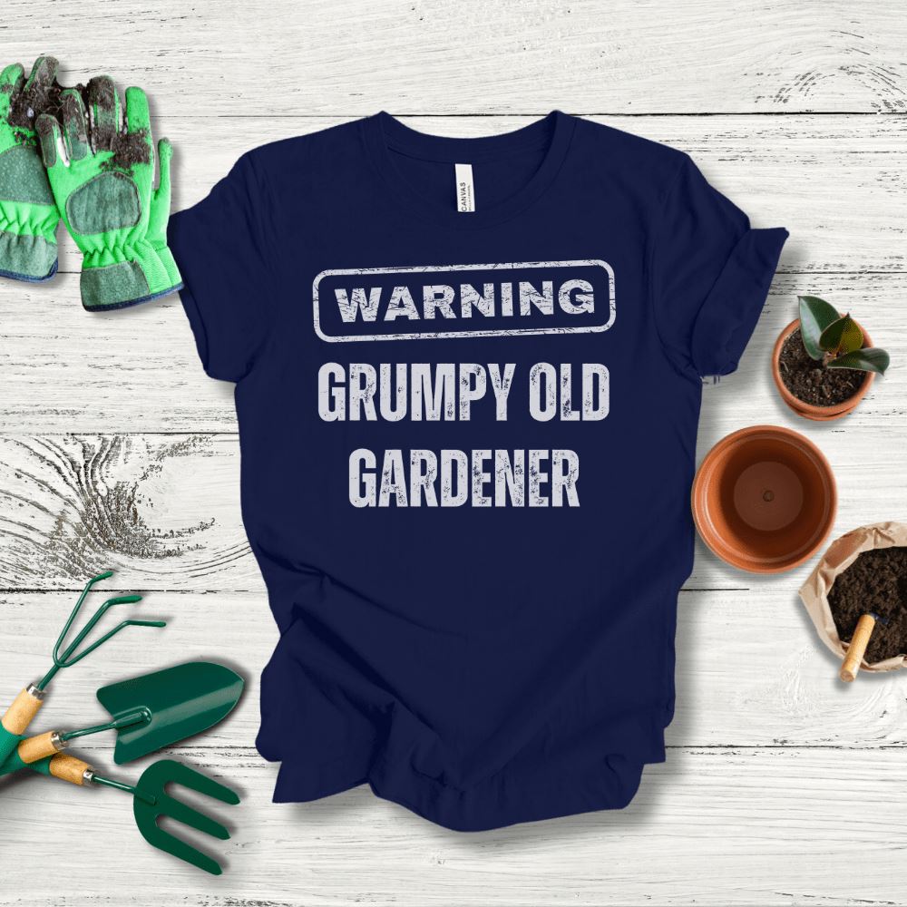 Printify T-Shirt Navy / S Grumpy Gardener T-Shirt