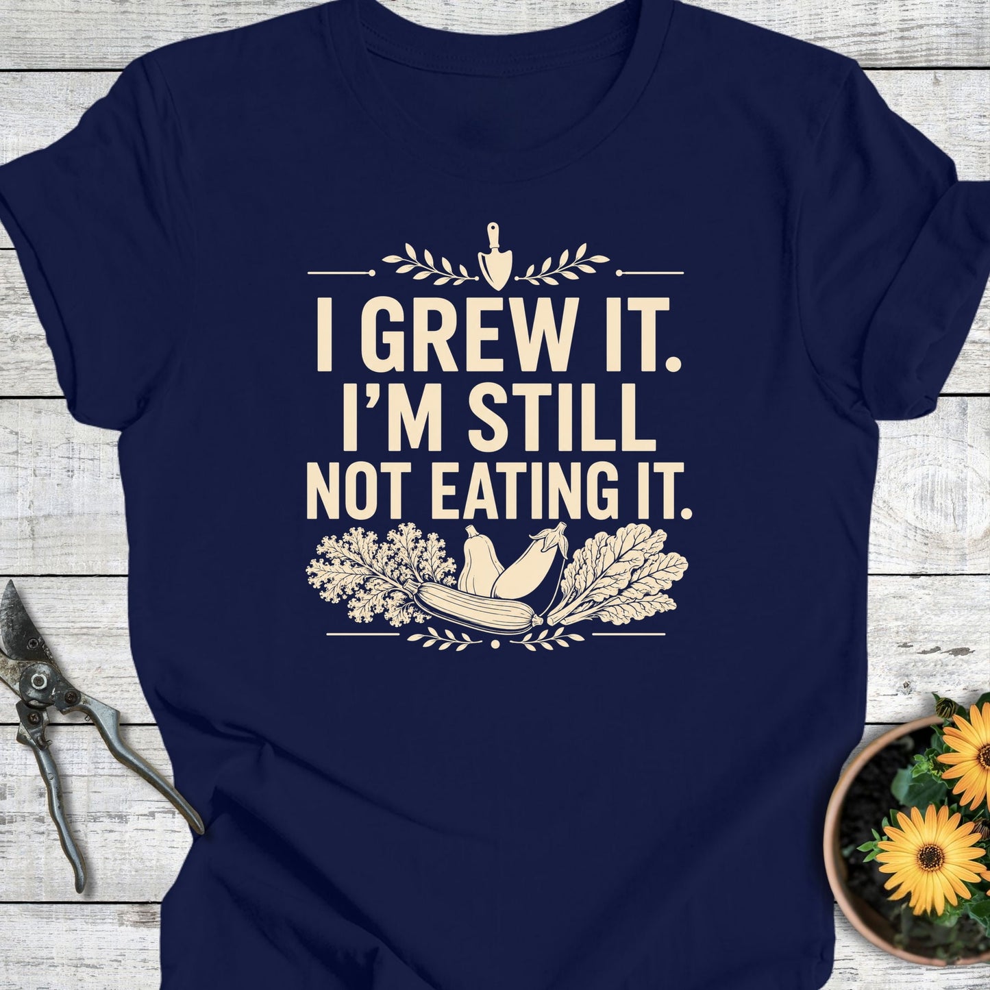 Printify T-Shirt Navy / S I Grew It T-Shirt