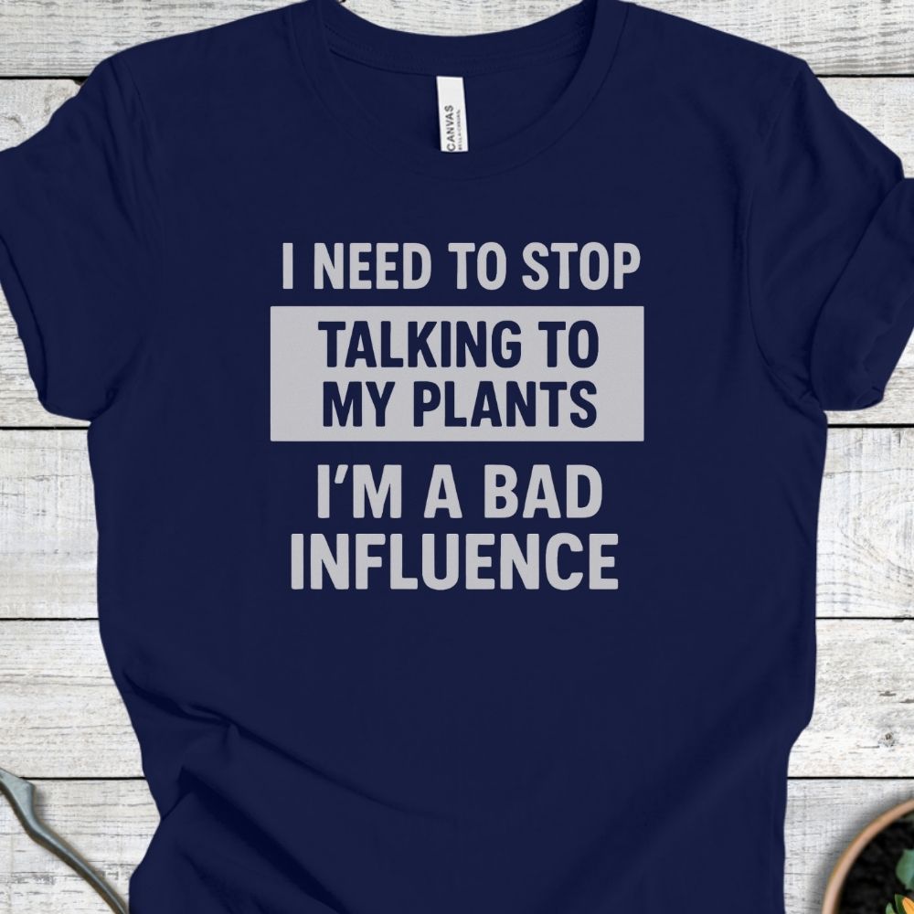 Printify T-Shirt Navy / S I'm a Bad Influence