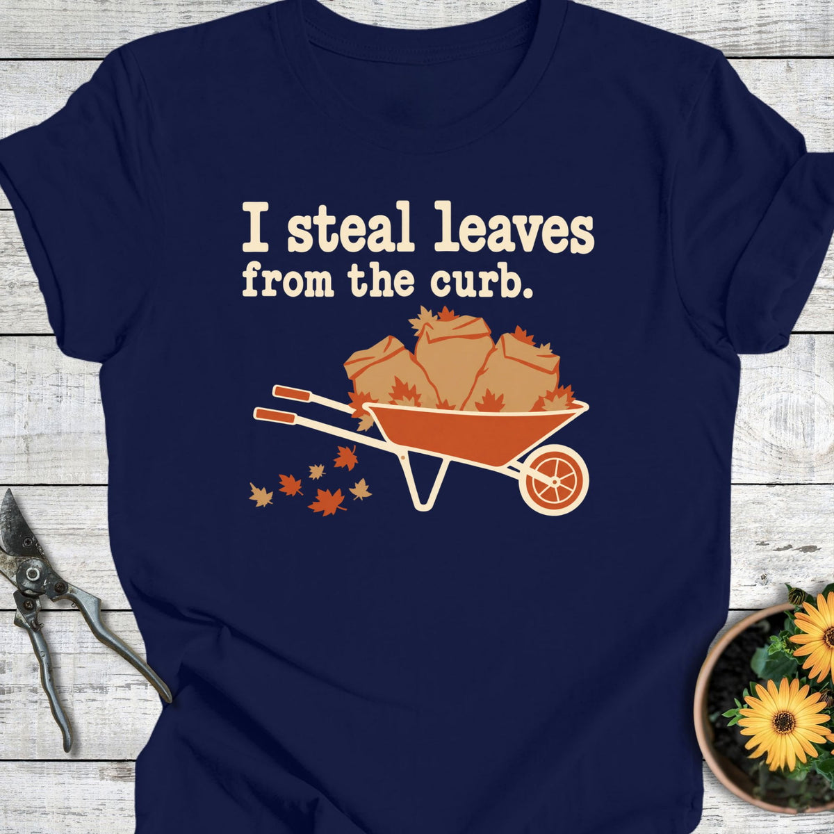 Printify T-Shirt Navy / S I Steal Leave T-Shirt