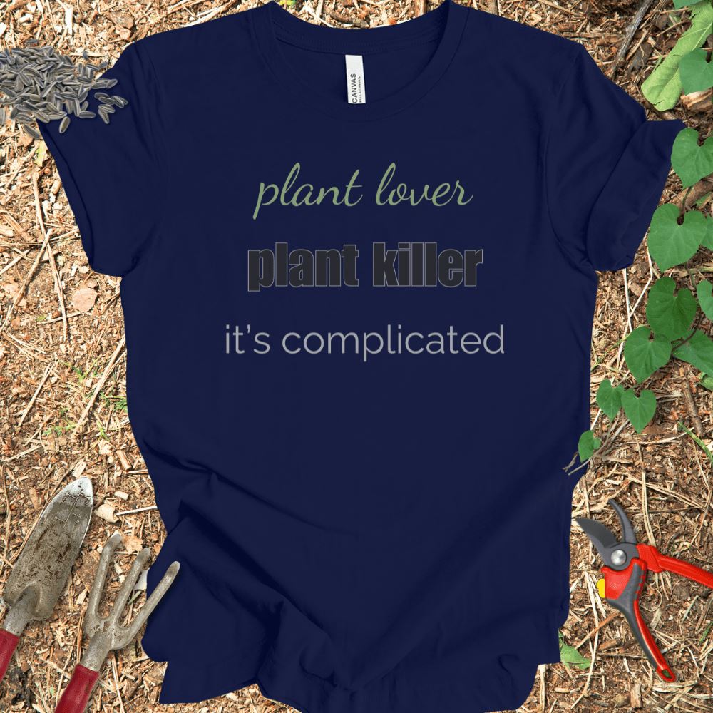 Printify T-Shirt Navy / S Its Complicated