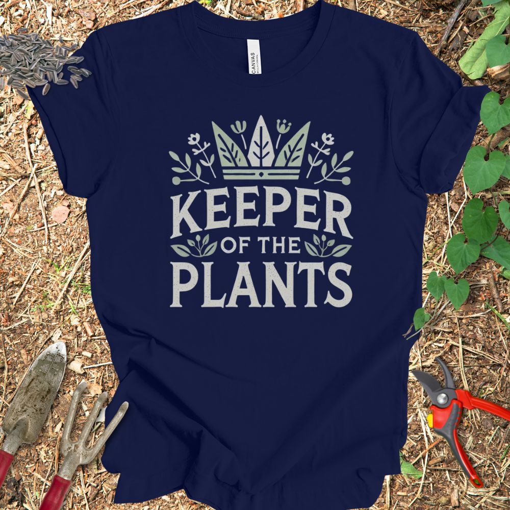 Printify T-Shirt Navy / S Keeper of the Plants