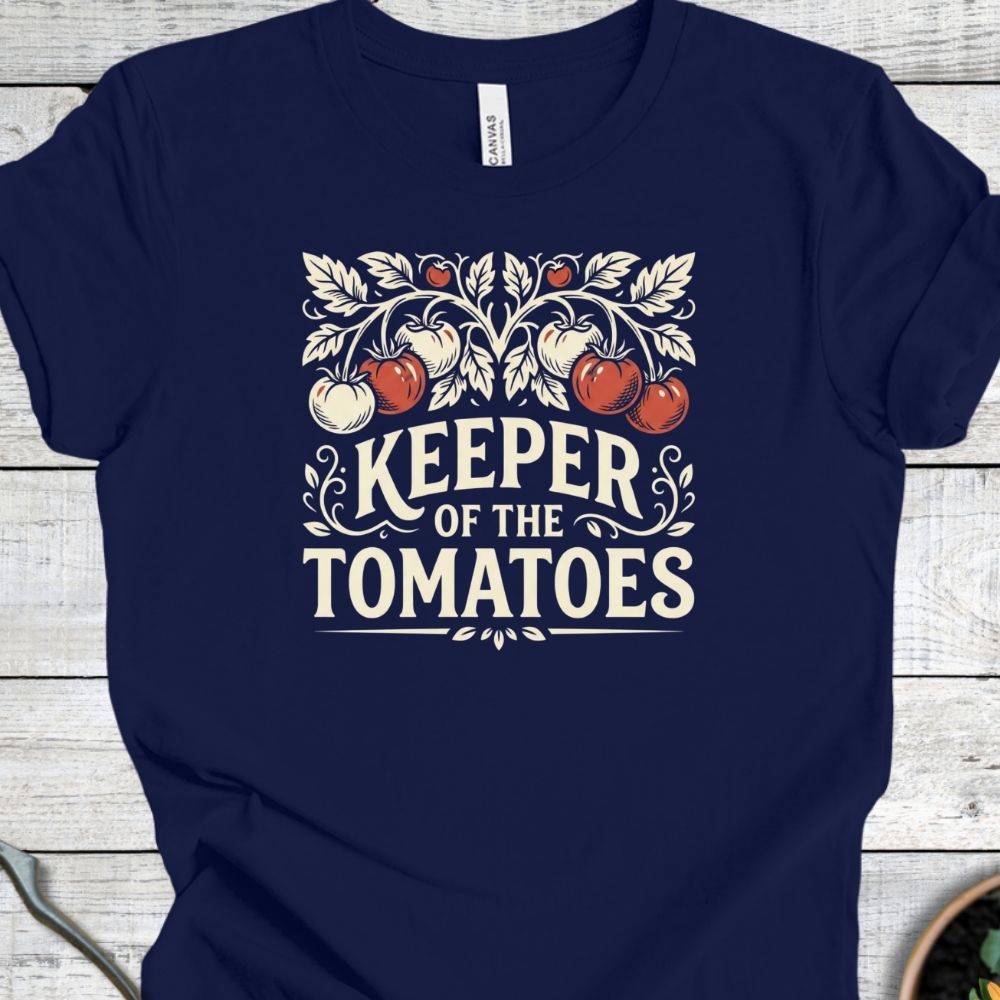 Printify T-Shirt Navy / S Keeper of the Tomatoes T-Shirt