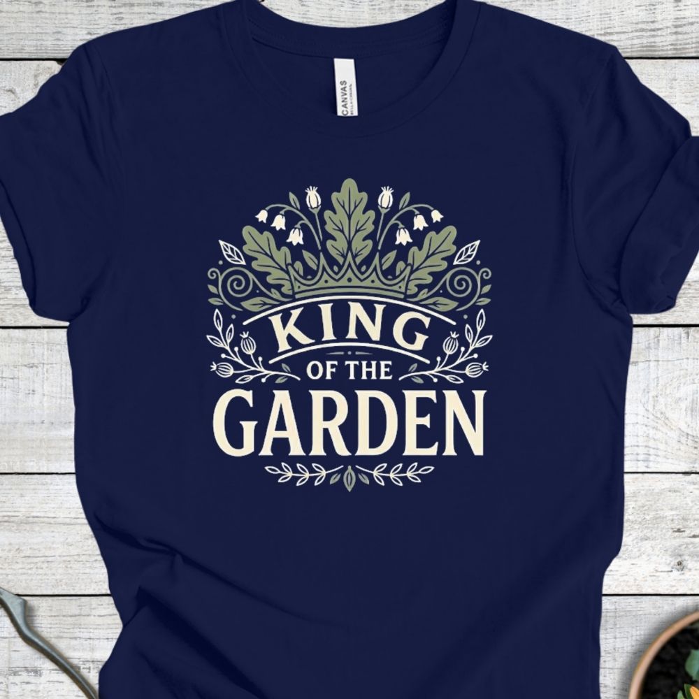 Printify T-Shirt Navy / S King of the Garden T-Shirt