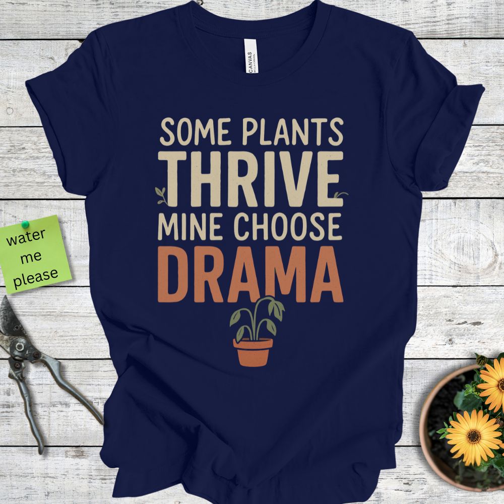 Printify T-Shirt Navy / S Mine Choose Drama