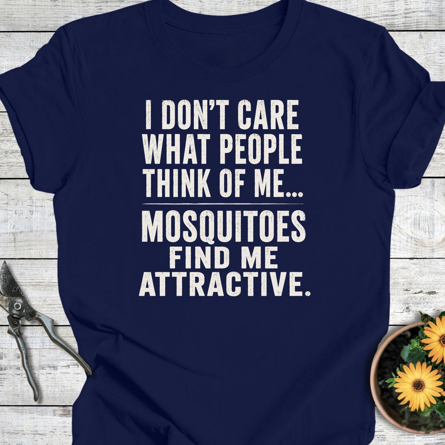 Printify T-Shirt Navy / S Mosquitoes Like Me T-Shirt