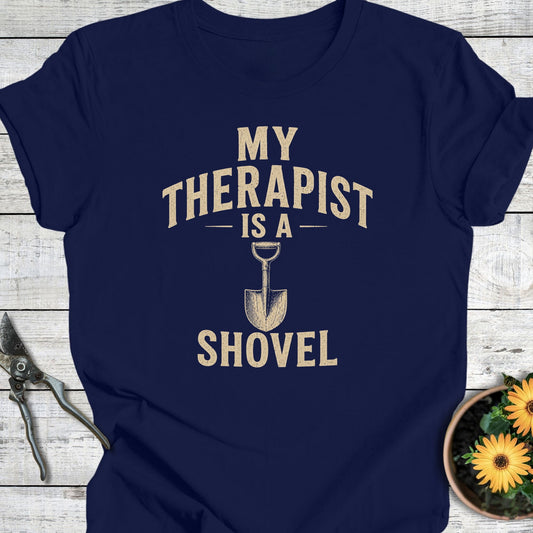 Printify T-Shirt Navy / S My Therapist T-Shirt