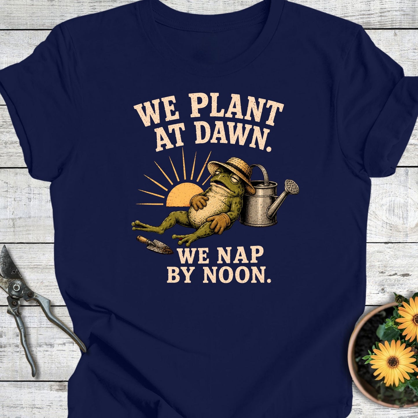 Printify T-Shirt Navy / S Nap By Noon T-Shirt