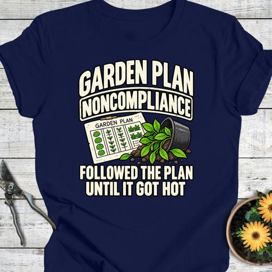 Printify T-Shirt Navy / S Noncompliance T-Shirt
