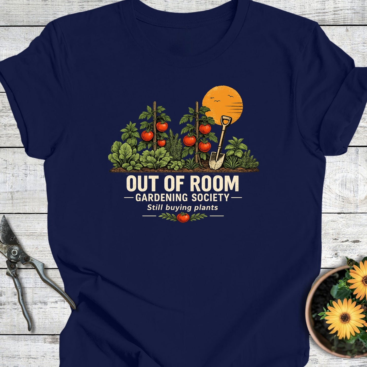 Printify T-Shirt Navy / S Out of Room T-Shirt