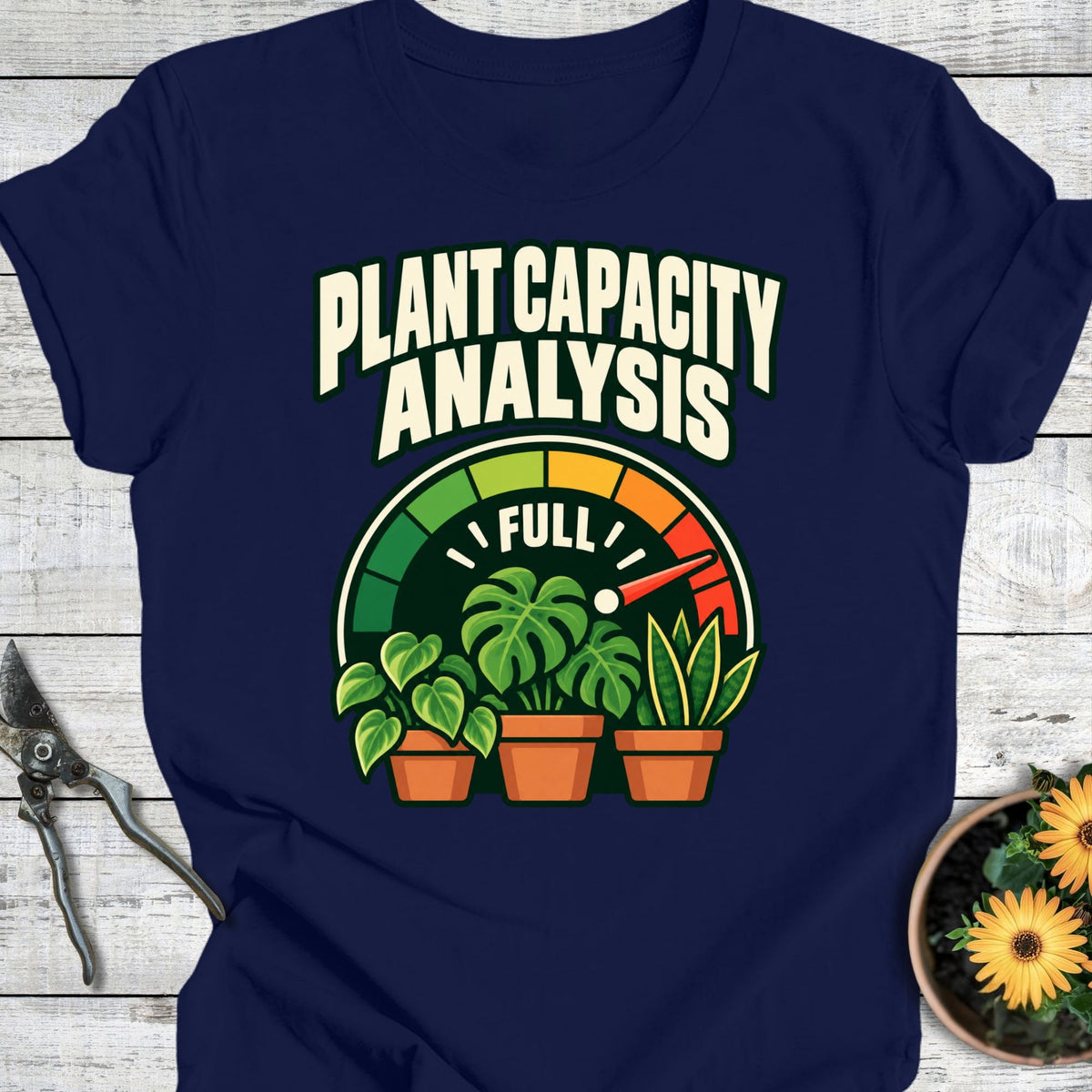 Printify T-Shirt Navy / S Plant Capacity T-Shirt