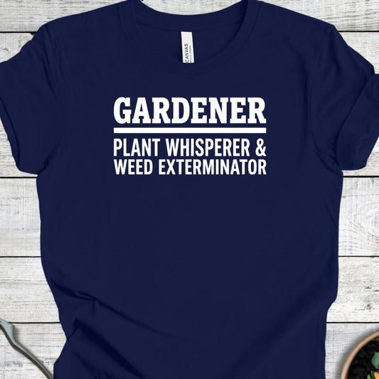 Printify T-Shirt Navy / S Plant & Weed T-Shirt