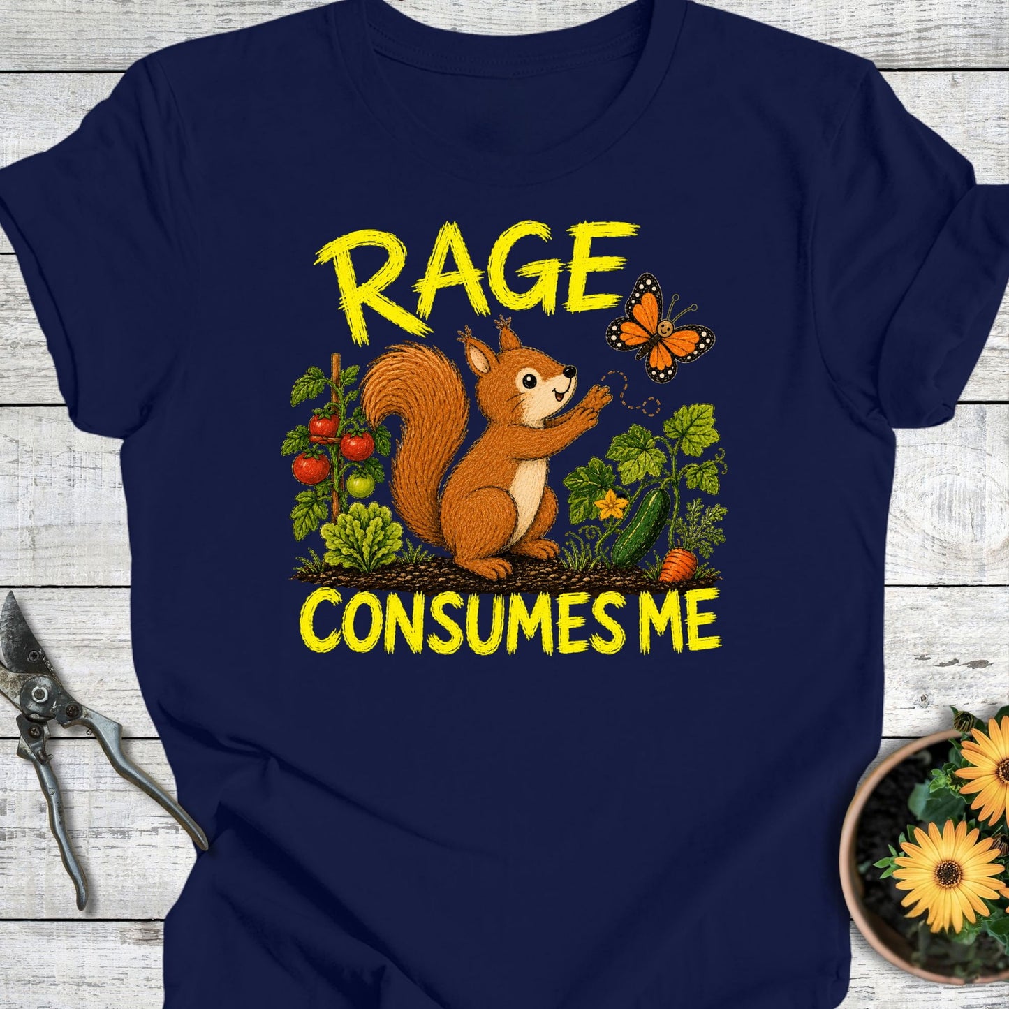 Printify T-Shirt Navy / S Rage T-Shirt