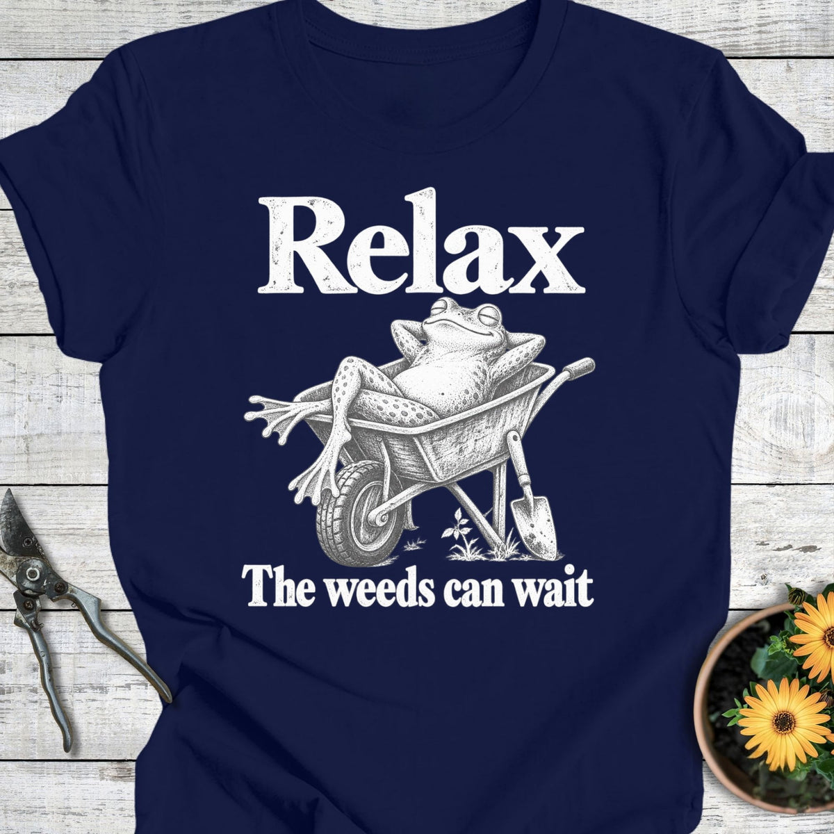 Printify T-Shirt Navy / S Relax T-Shirt