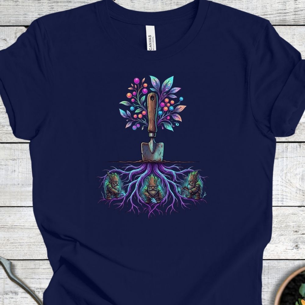Printify T-Shirt Navy / S Root Gnomes T-Shirt